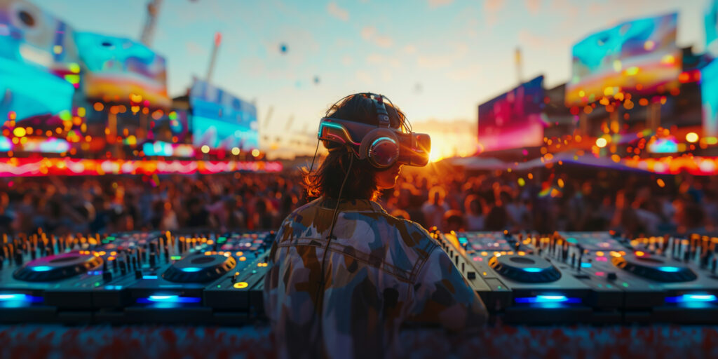 futuristic-set-with-dj-charge-music-using-virtual-reality-glasses